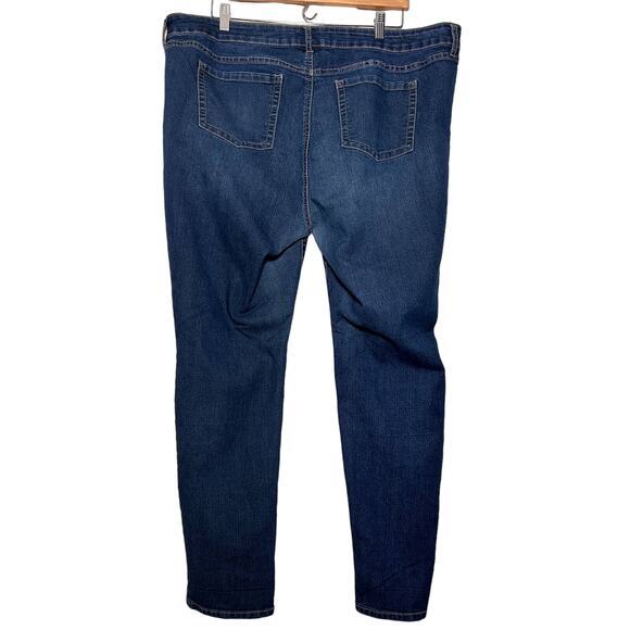 Torrid Jeans Blue Denim Straight Leg Womens Size 22R - Picture 2 of 13